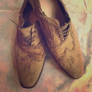Paul Smith Distressed Wing Tip Shoes